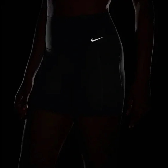 Nike Black Universa Medium Support High-Waisted 5" Bike Shorts with Pockets - Picture 7 of 14